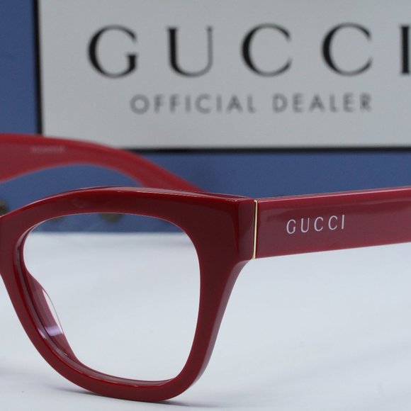 Gucci Red Eyeglasses - Picture 3 of 8